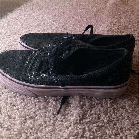 Black sequin vans - Picture 3 of 3